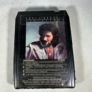Eddie Rabbitt Variations 8 Track Tape 1978 Elektra Stereo Format Classic